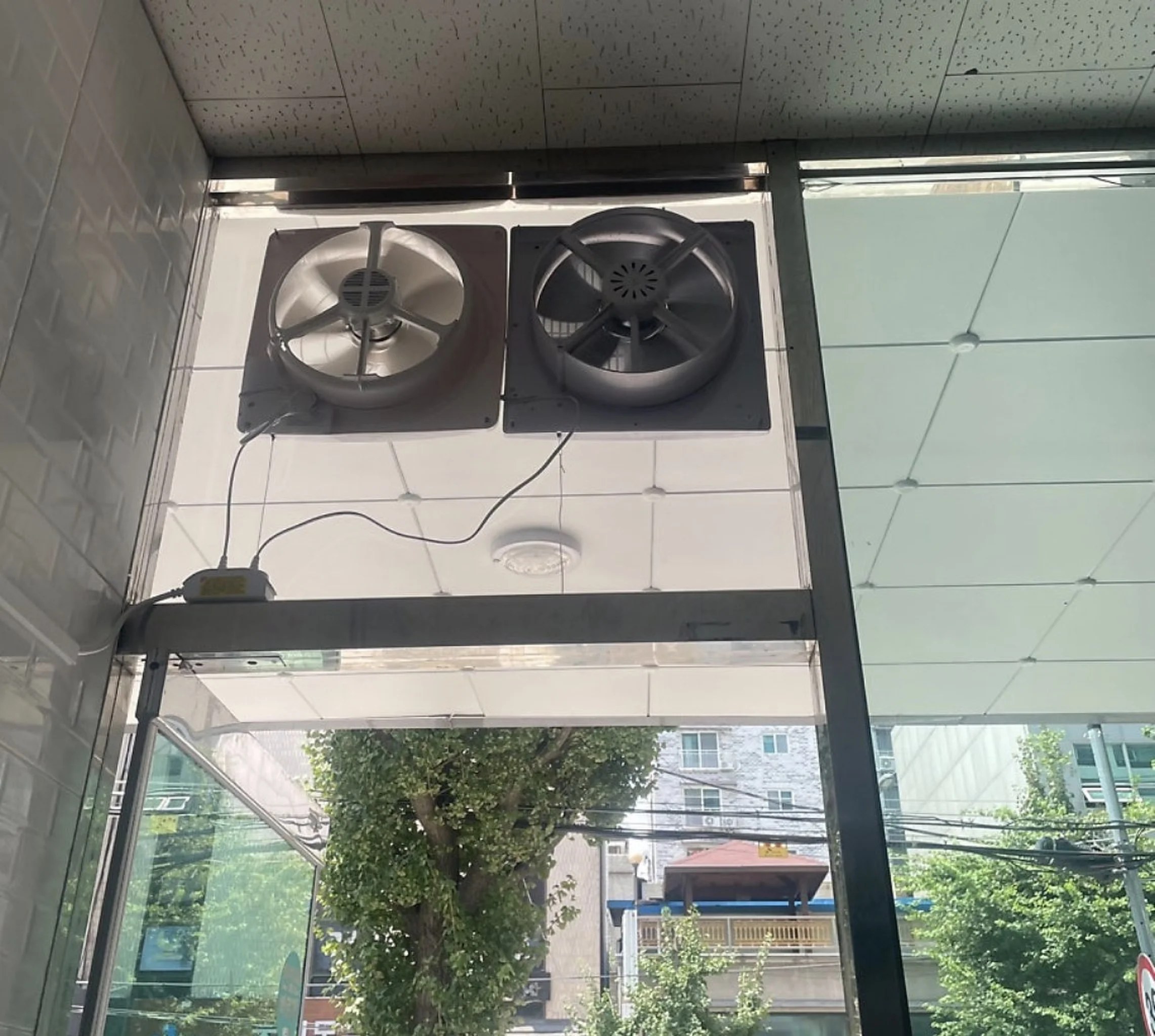환풍기교체 작업 사진